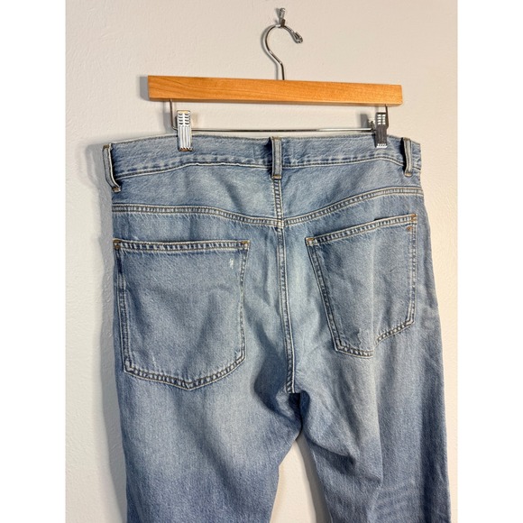 Madewell The Dean Easy Straight Jean in Northridge Wash: Airy Denim Size 30 - Picture 8 of 8